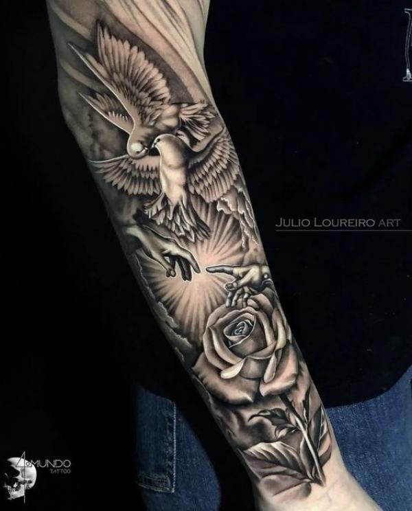 70 Artistic Creation of Adam Tattoos with Meanings