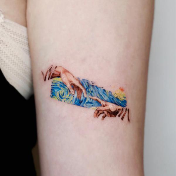 70 Artistic Creation of Adam Tattoos with Meanings