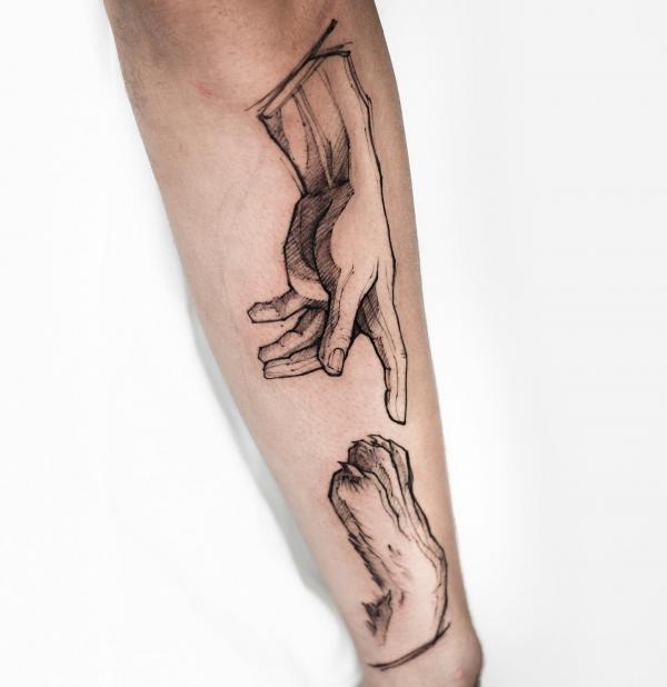 70 Artistic Creation of Adam Tattoos with Meanings