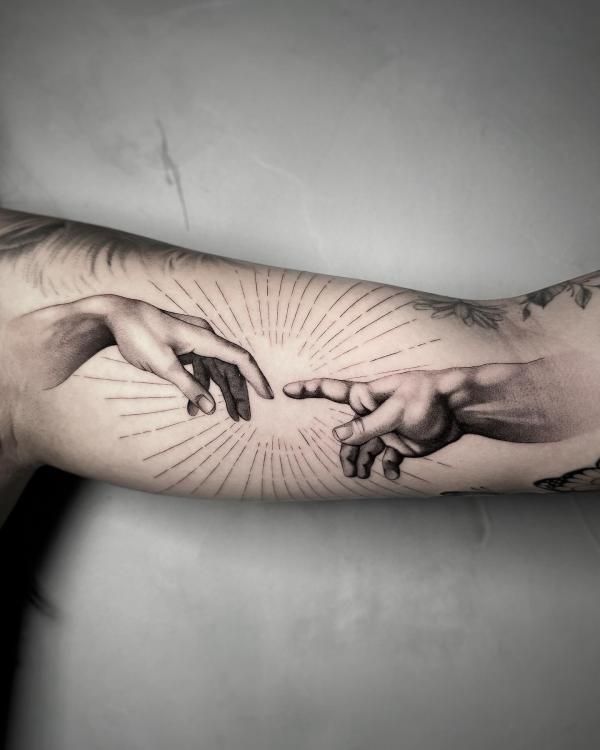 70 Artistic Creation of Adam Tattoos with Meanings