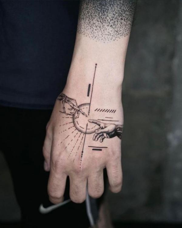 70 Artistic Creation of Adam Tattoos with Meanings
