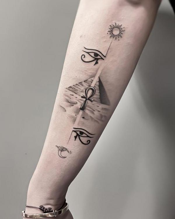 50 Eye of Horus Tattoos with Meaning