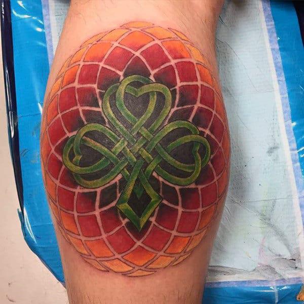 80 Clover Tattoos for the Symbol of Good Luck