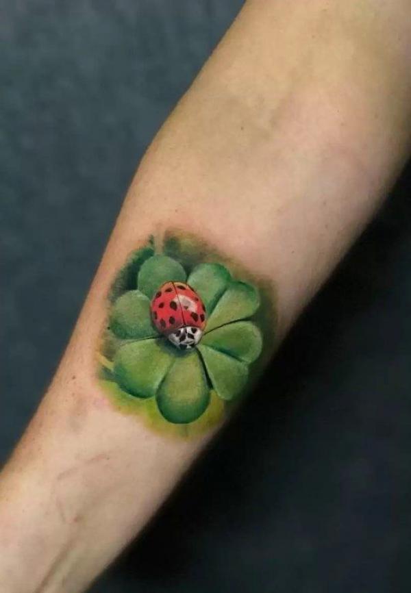 80 Clover Tattoos for the Symbol of Good Luck