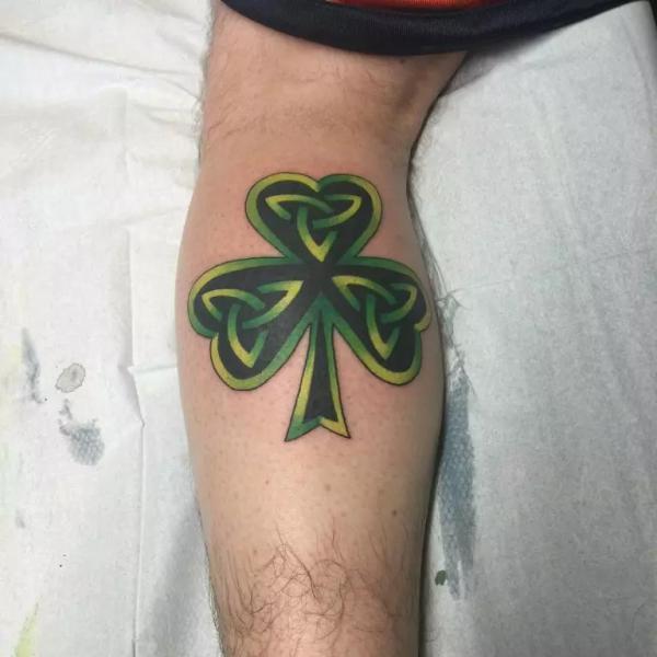 80 Clover Tattoos for the Symbol of Good Luck