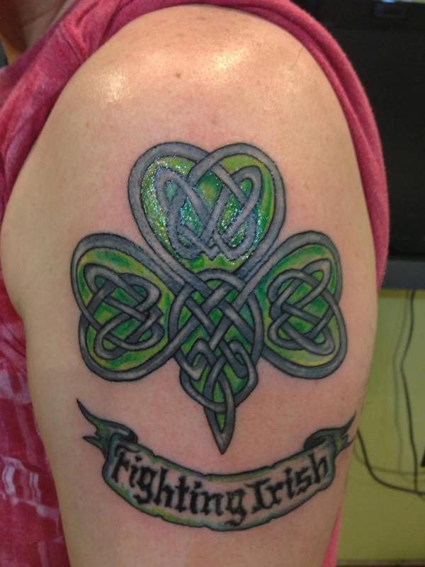 80 Clover Tattoos for the Symbol of Good Luck