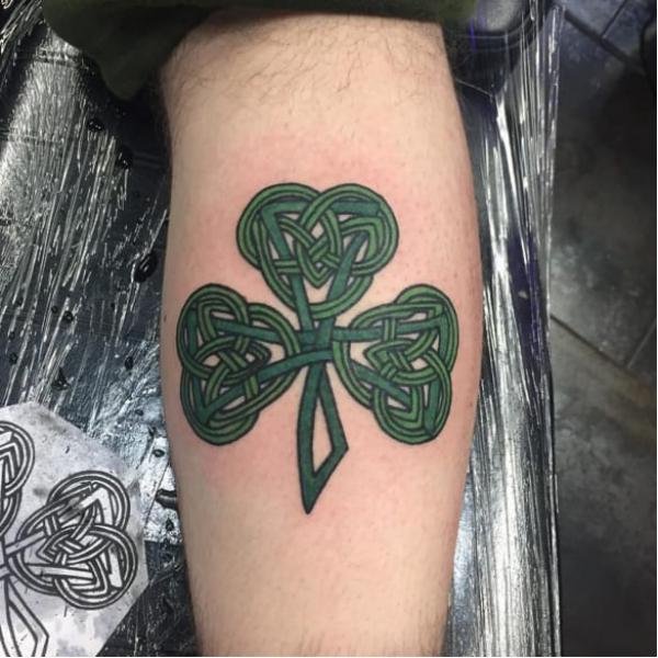 80 Clover Tattoos for the Symbol of Good Luck