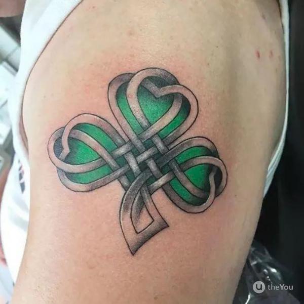 80 Clover Tattoos for the Symbol of Good Luck