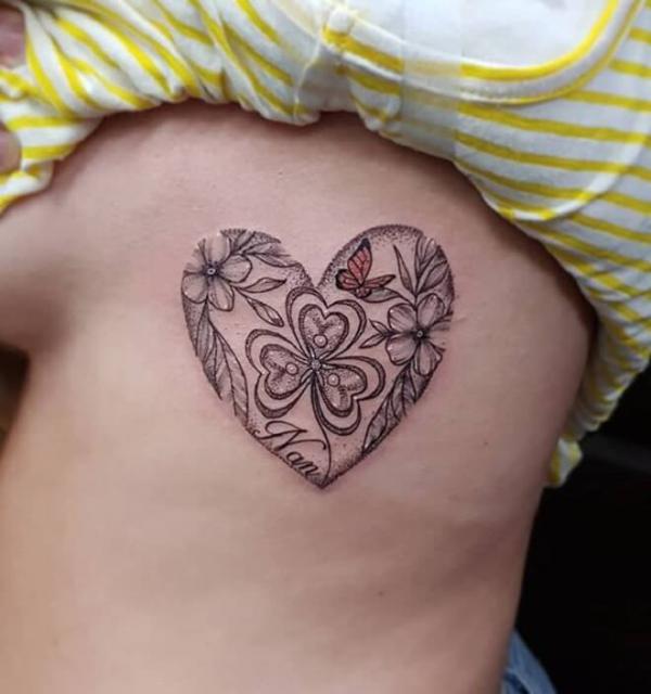 80 Clover Tattoos for the Symbol of Good Luck