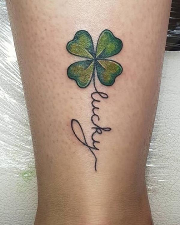 80 Clover Tattoos for the Symbol of Good Luck