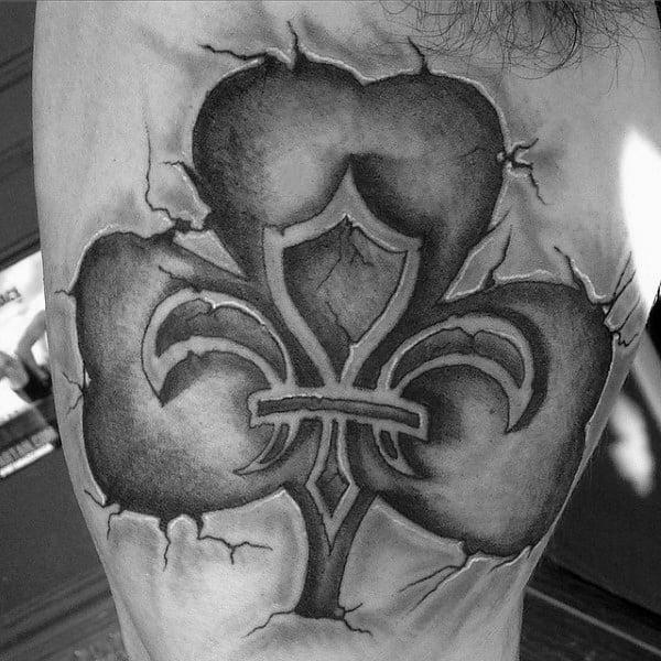 80 Clover Tattoos for the Symbol of Good Luck