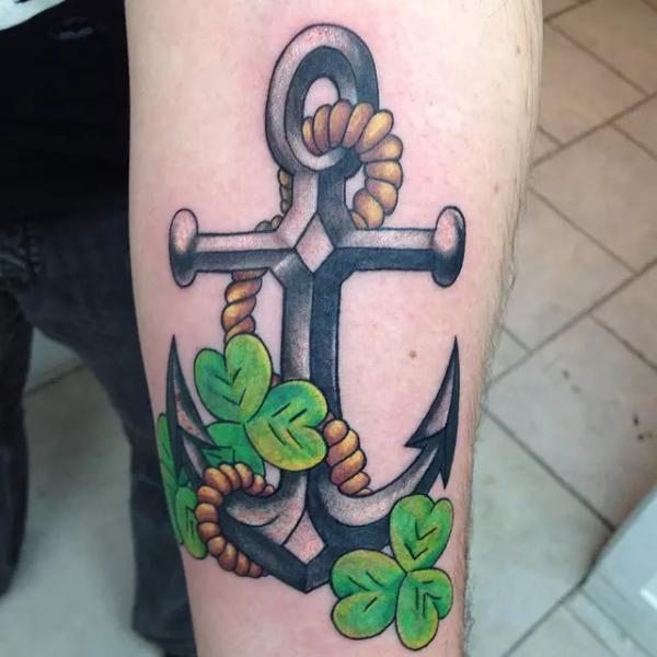 80 Clover Tattoos for the Symbol of Good Luck
