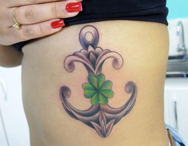 80 Clover Tattoos for the Symbol of Good Luck
