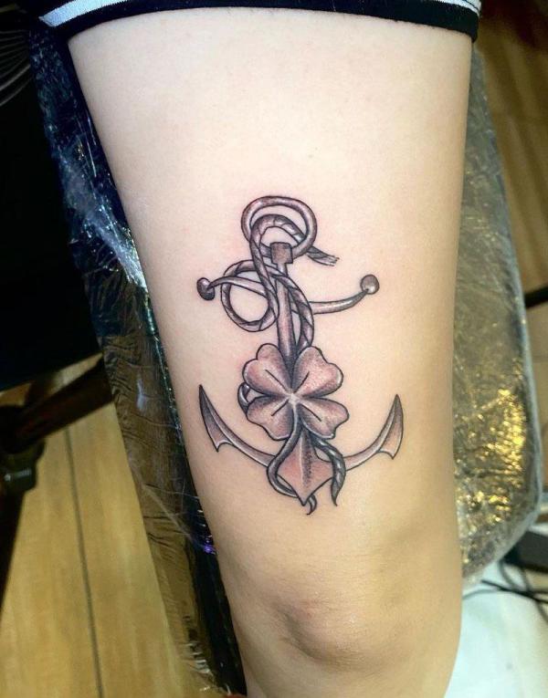 80 Clover Tattoos for the Symbol of Good Luck