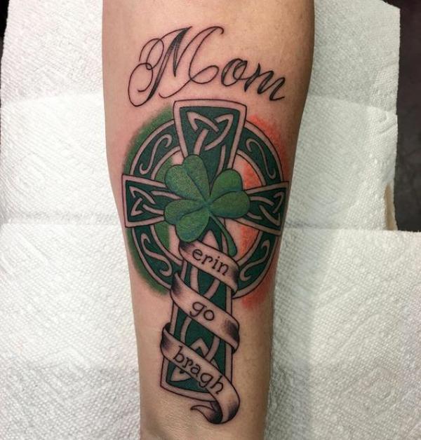 80 Clover Tattoos for the Symbol of Good Luck