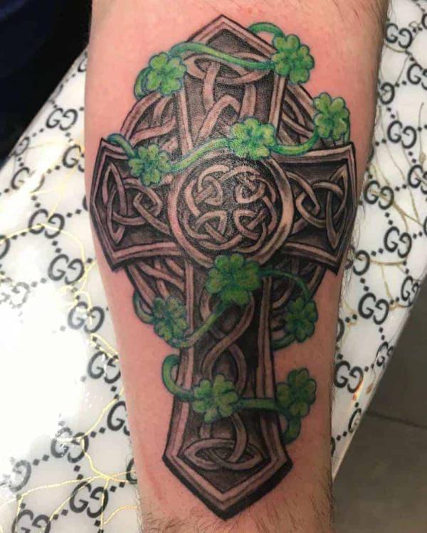 80 Clover Tattoos for the Symbol of Good Luck