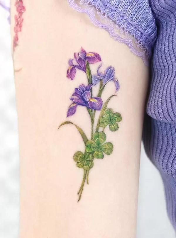 80 Clover Tattoos for the Symbol of Good Luck