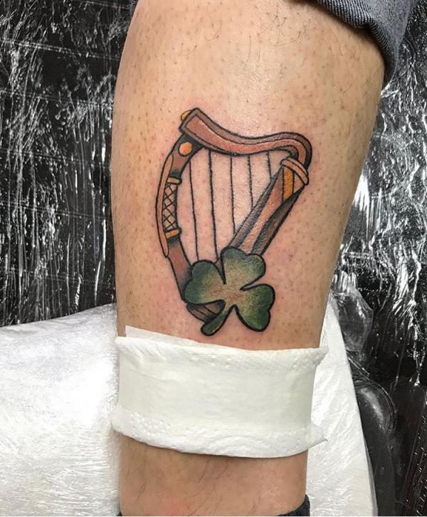 80 Clover Tattoos for the Symbol of Good Luck