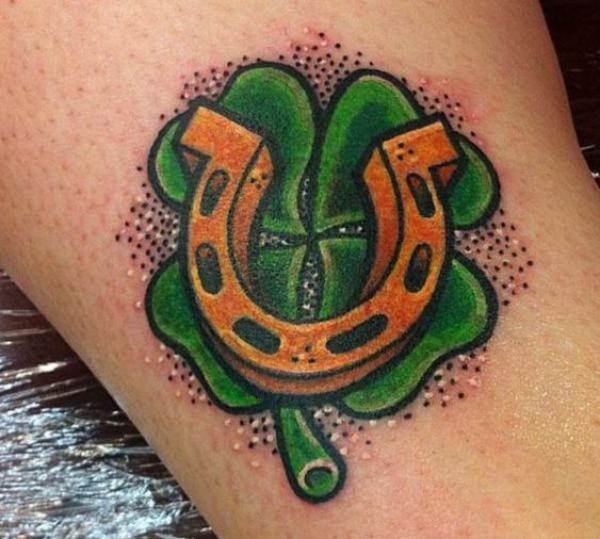 80 Clover Tattoos for the Symbol of Good Luck