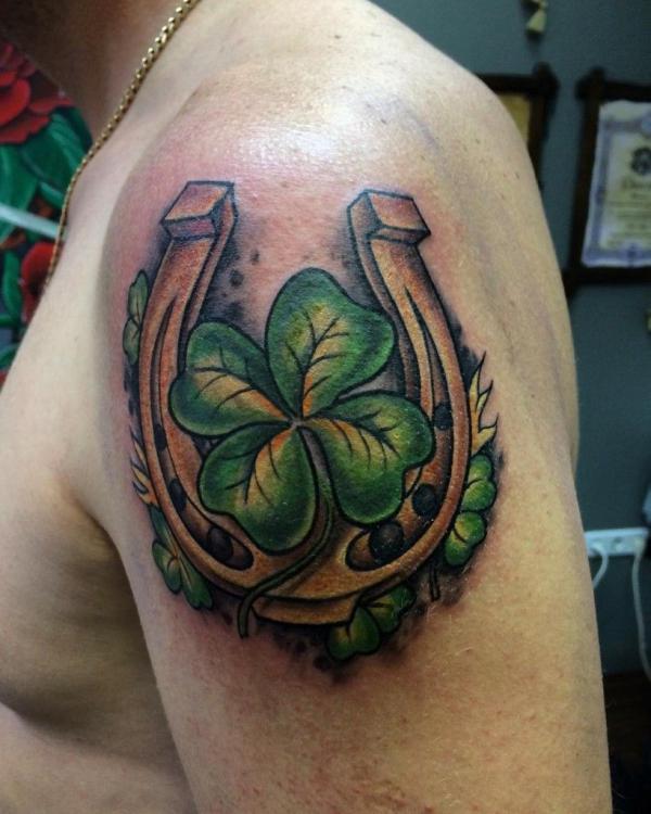 80 Clover Tattoos for the Symbol of Good Luck