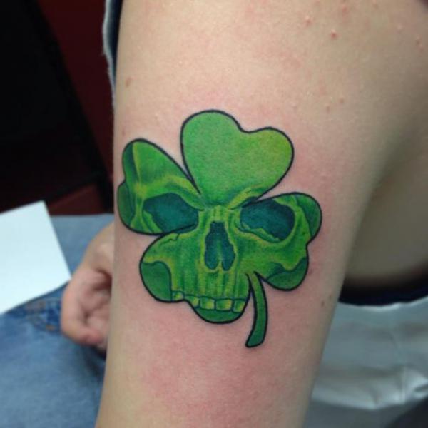 80 Clover Tattoos for the Symbol of Good Luck