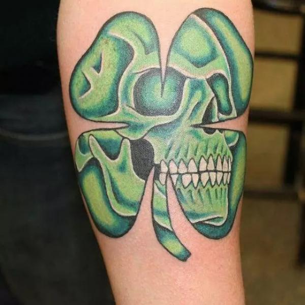 80 Clover Tattoos for the Symbol of Good Luck