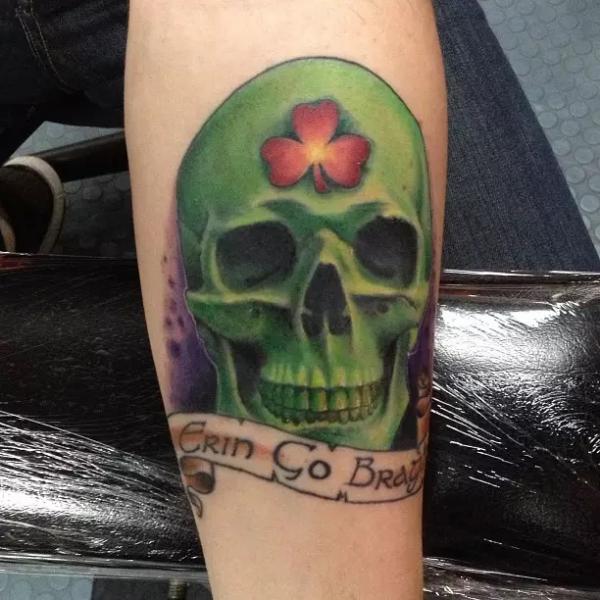 80 Clover Tattoos for the Symbol of Good Luck