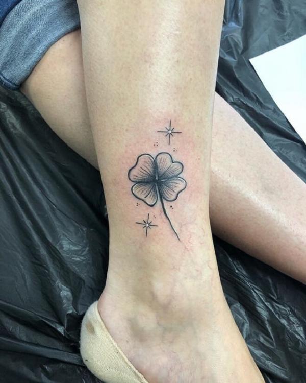 80 Clover Tattoos for the Symbol of Good Luck
