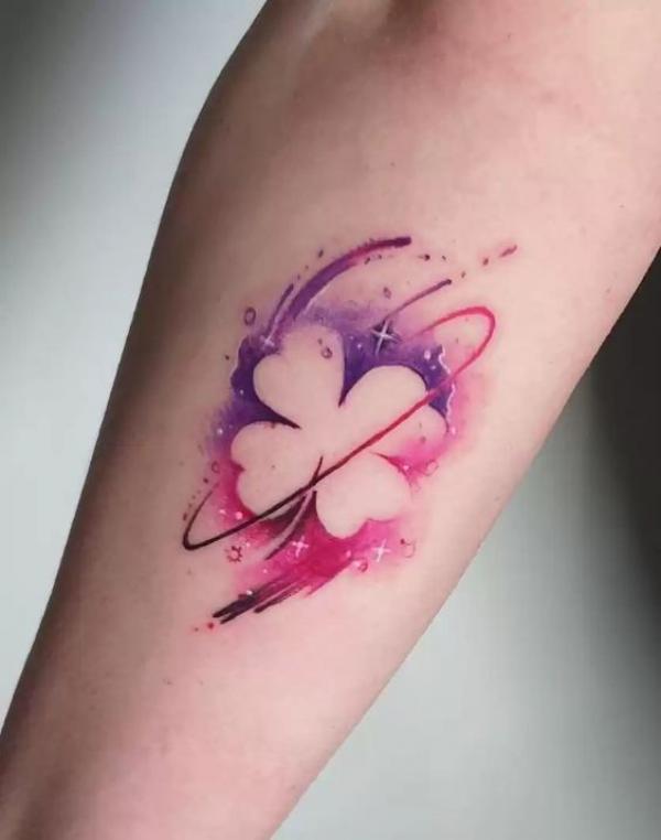 80 Clover Tattoos for the Symbol of Good Luck