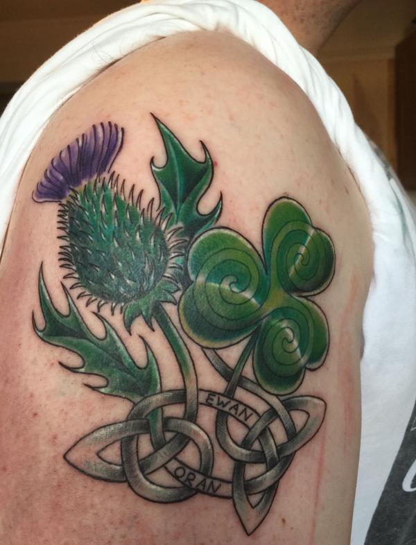 80 Clover Tattoos for the Symbol of Good Luck