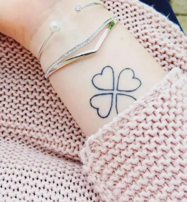 80 Clover Tattoos for the Symbol of Good Luck