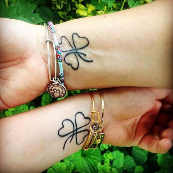 80 Clover Tattoos for the Symbol of Good Luck