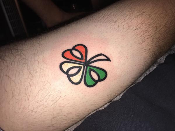 80 Clover Tattoos for the Symbol of Good Luck