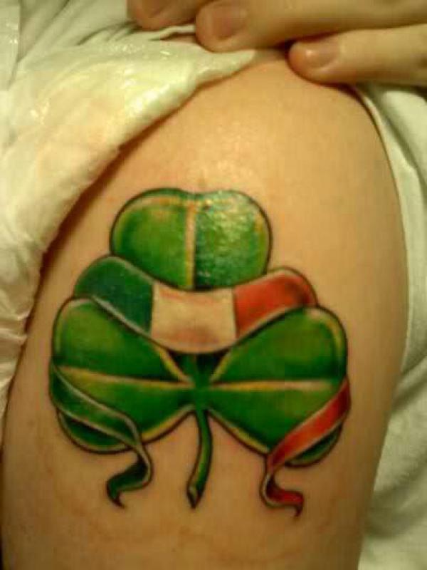 80 Clover Tattoos for the Symbol of Good Luck
