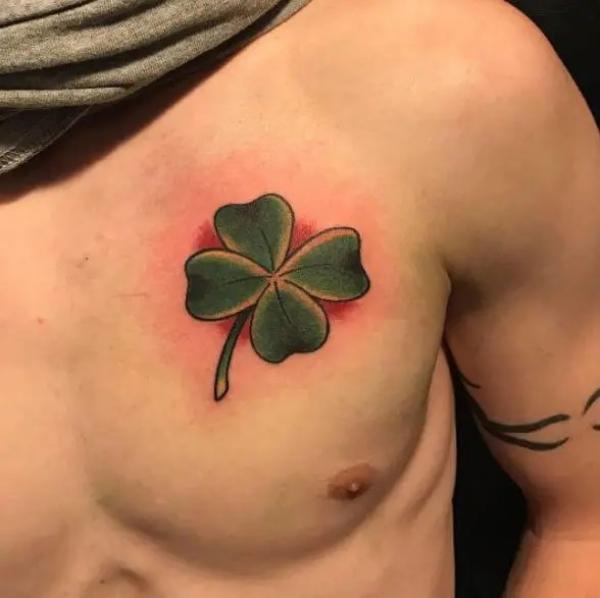 80 Clover Tattoos for the Symbol of Good Luck