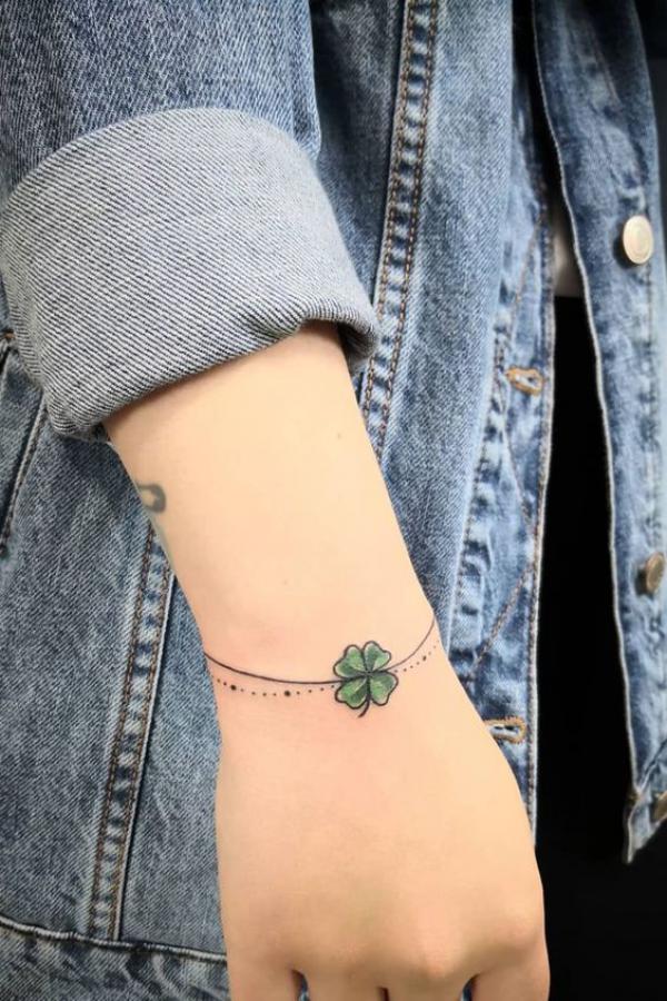 80 Clover Tattoos for the Symbol of Good Luck