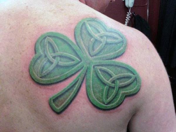 80 Clover Tattoos for the Symbol of Good Luck