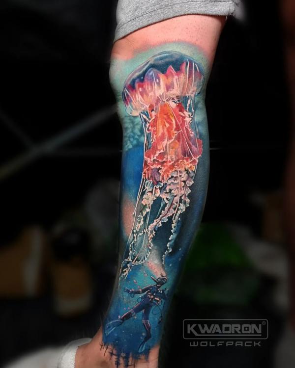 100 Jellyfish Tattoo Designs: the Elegance of Marine Life