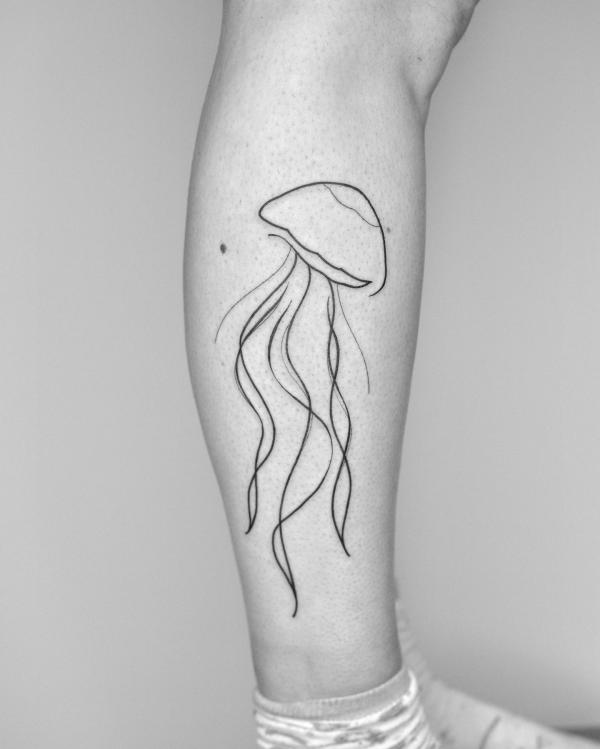100 Jellyfish Tattoo Designs: the Elegance of Marine Life