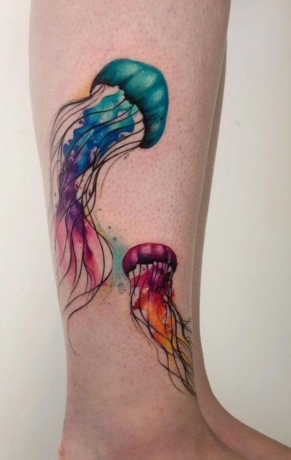 100 Jellyfish Tattoo Designs: the Elegance of Marine Life