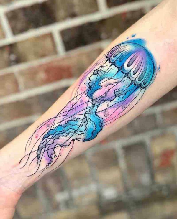 100 Jellyfish Tattoo Designs: the Elegance of Marine Life