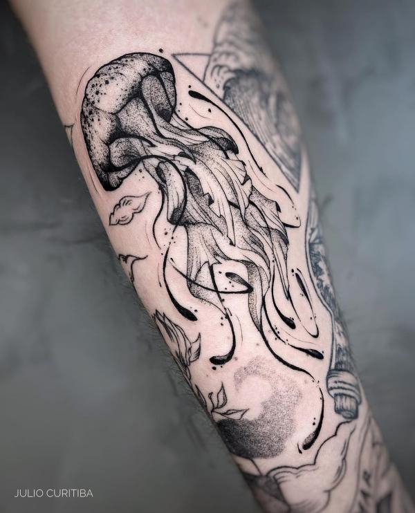 100 Jellyfish Tattoo Designs: the Elegance of Marine Life