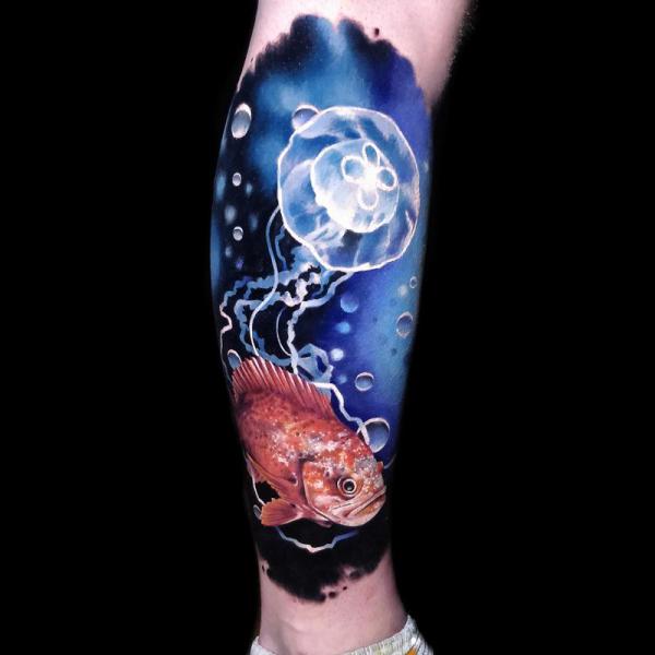 100 Jellyfish Tattoo Designs: the Elegance of Marine Life