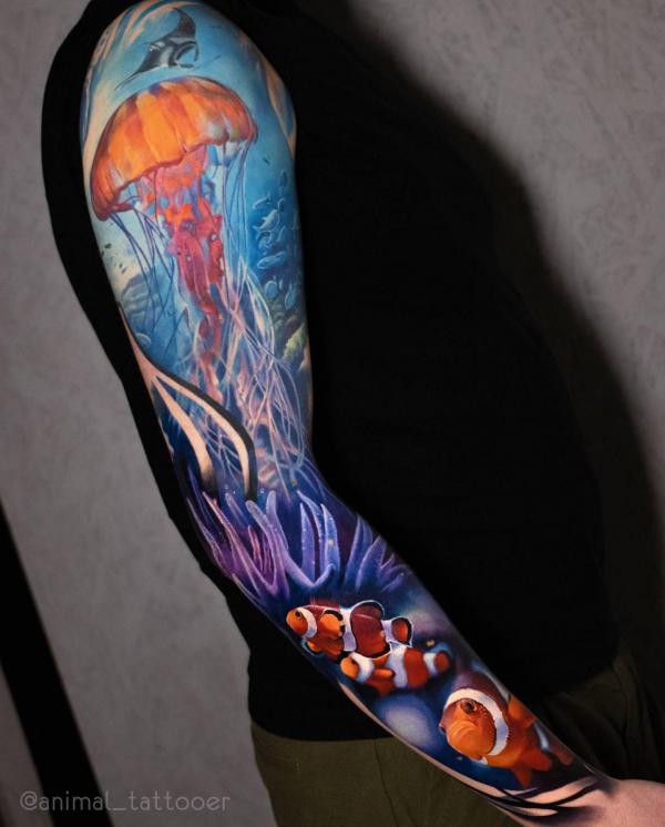 100 Jellyfish Tattoo Designs: the Elegance of Marine Life