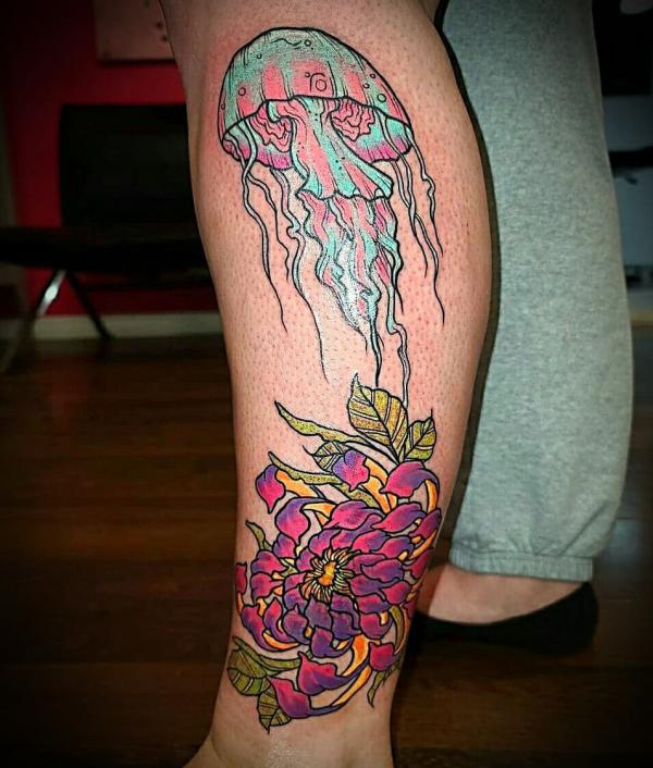 100 Jellyfish Tattoo Designs: the Elegance of Marine Life