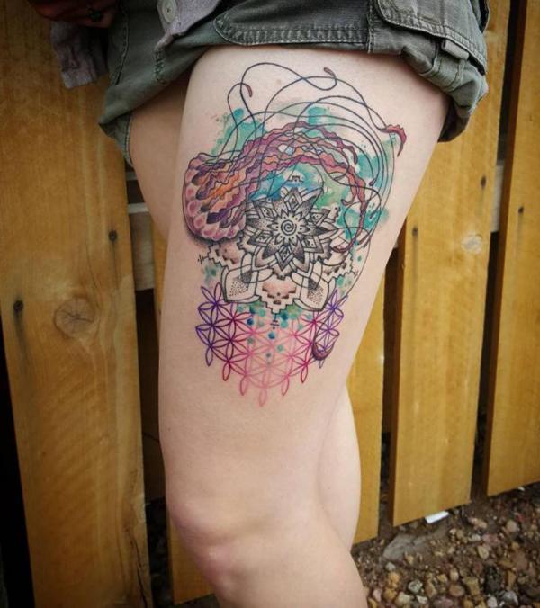 100 Jellyfish Tattoo Designs: the Elegance of Marine Life