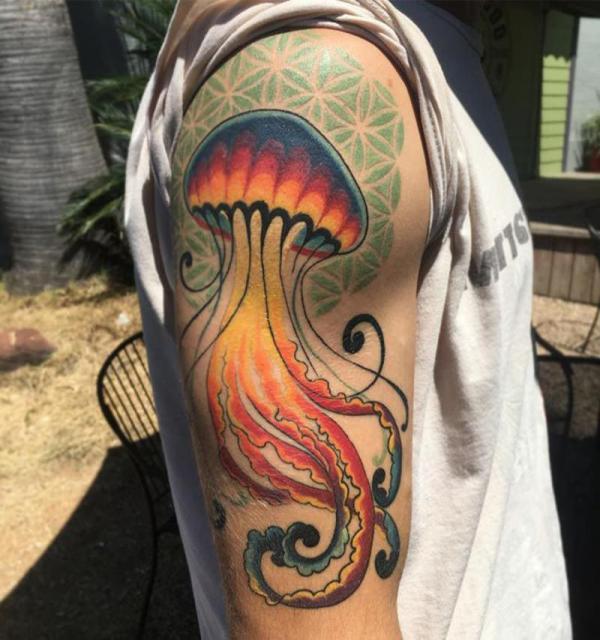 100 Jellyfish Tattoo Designs: the Elegance of Marine Life
