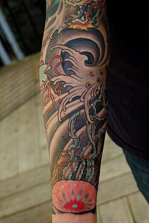 100 Jellyfish Tattoo Designs: the Elegance of Marine Life