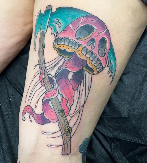 100 Jellyfish Tattoo Designs: the Elegance of Marine Life