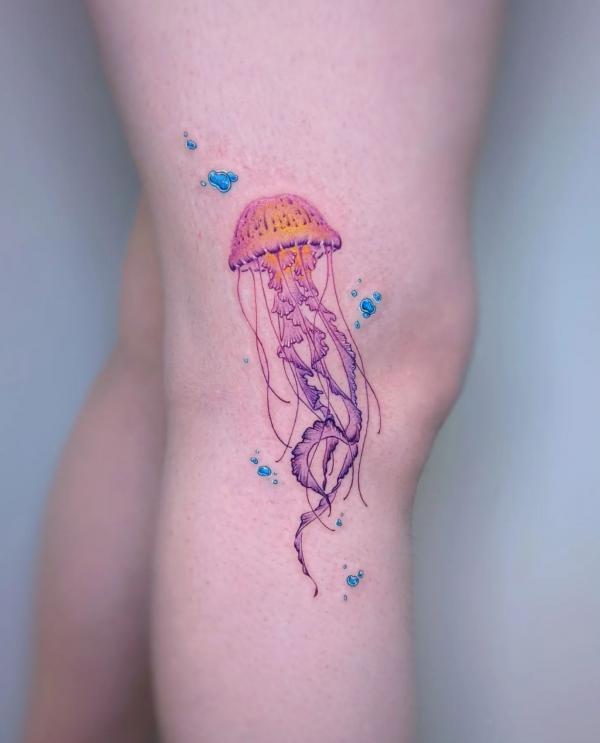 100 Jellyfish Tattoo Designs: the Elegance of Marine Life